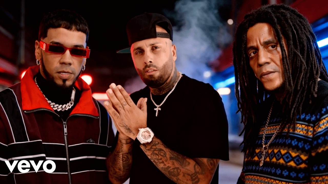 Anuel AA, Nicky Jam, Tego Calderon - No Están al Nivel (Official Music Video)