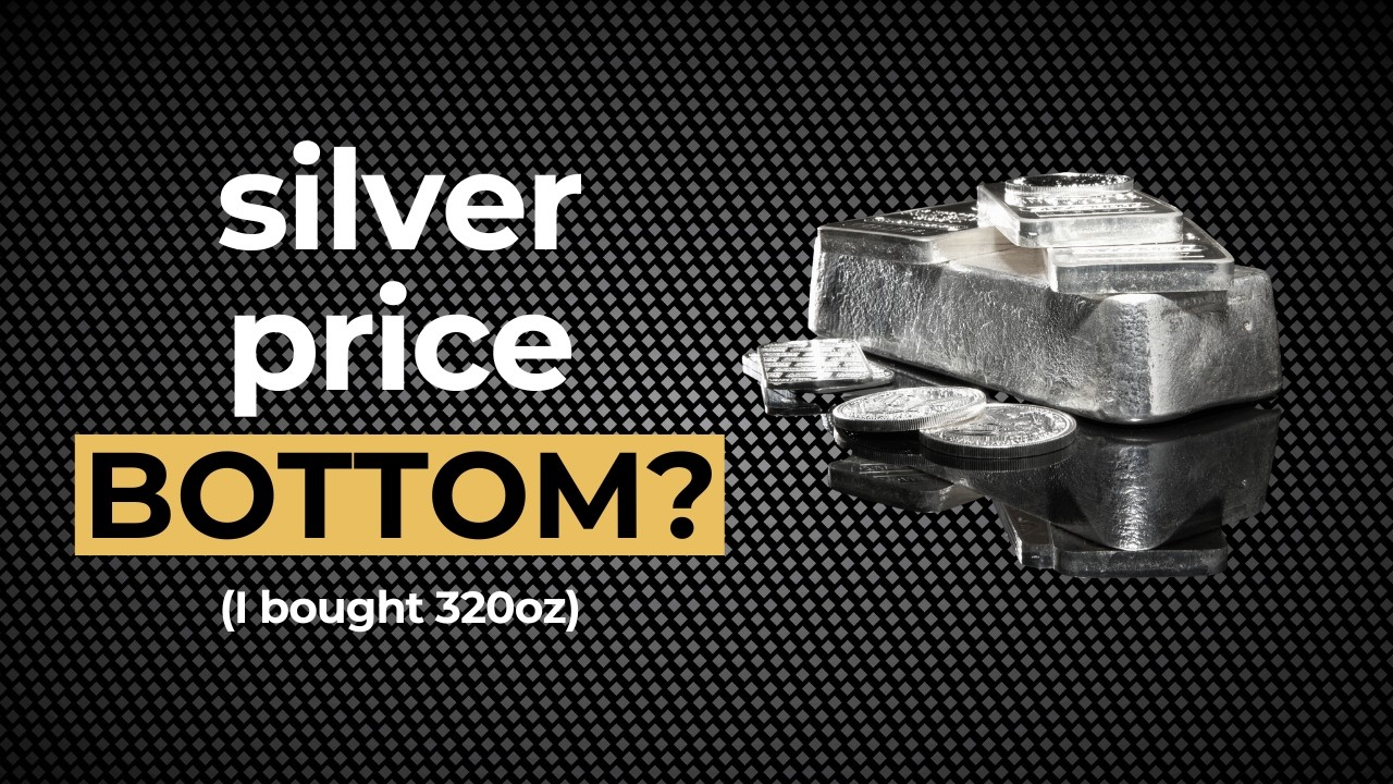 Silver Price BOTTOMED? I bought 320oz...