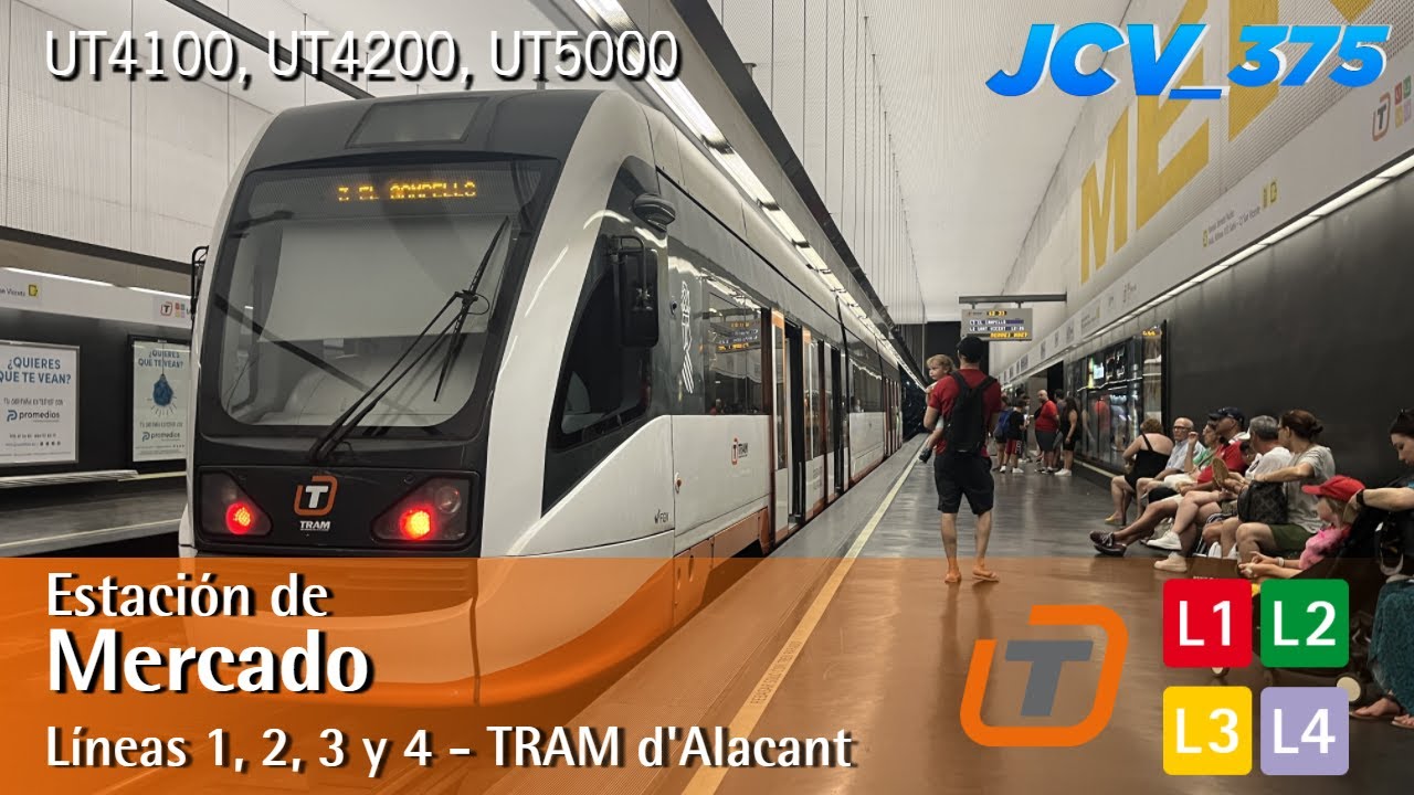 Estació de Mercado | Líneas 1, 2, 3 y 4 - TRAM d'Alacant | JCV_375