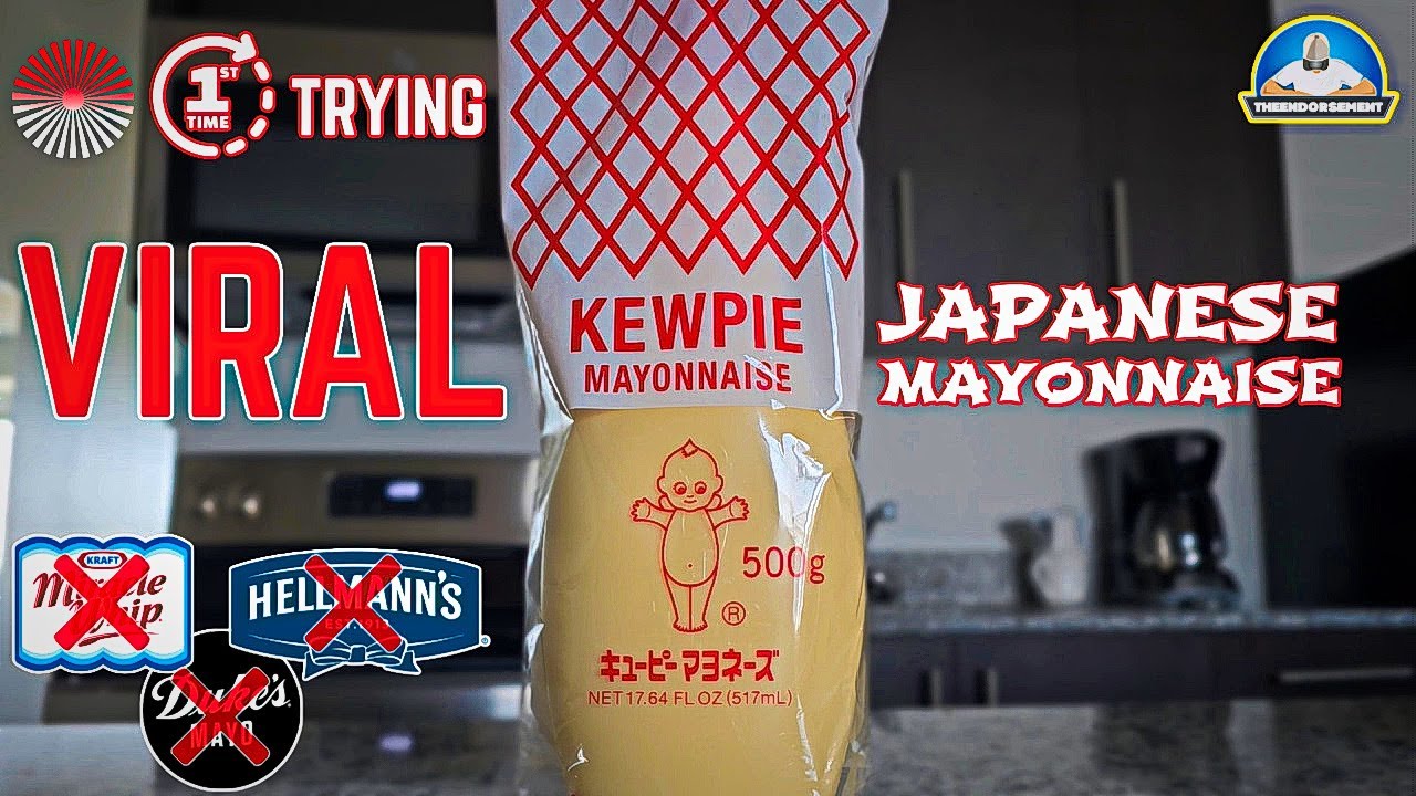 1st Time Trying KEWPIE® Japanese Mayonnaise! 👶 | VIRAL MAYO | theendorsement