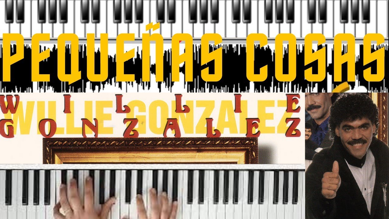 PEQUEÑAS COSAS - Willie González | salsa PIANO tutorial REGALO | MIDI sheet Music