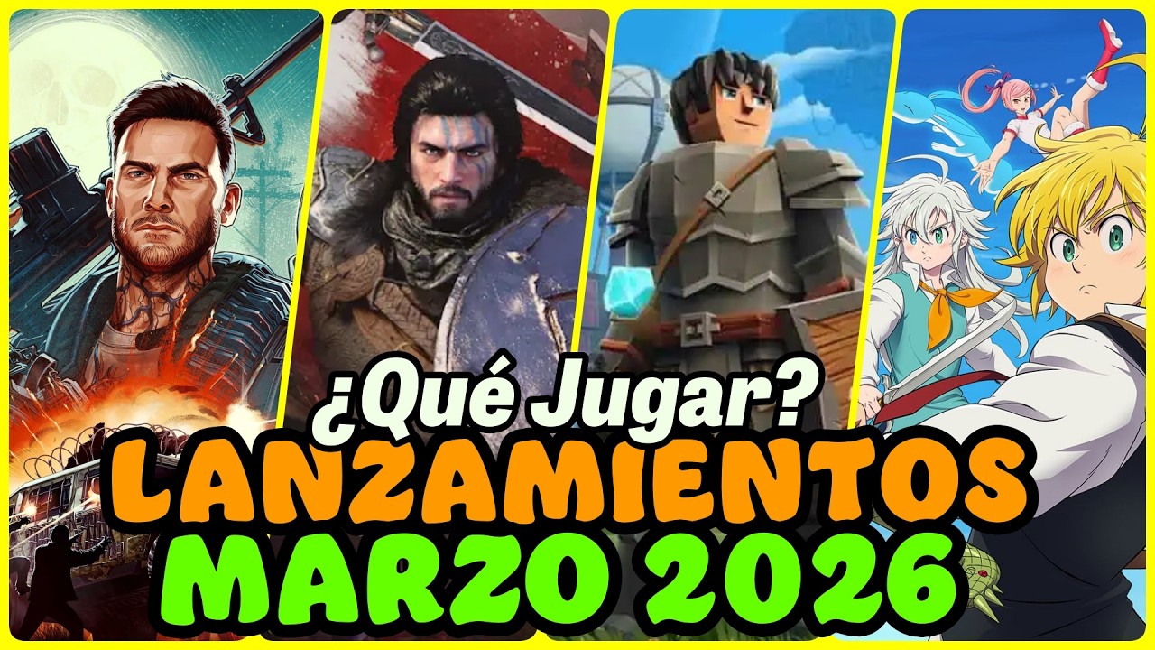 Mes Loco! ▶️ Lanzamientos MARZO 2026 - Nuevos MMOs, RPGs, F2Ps , estrategia, roguelikes...