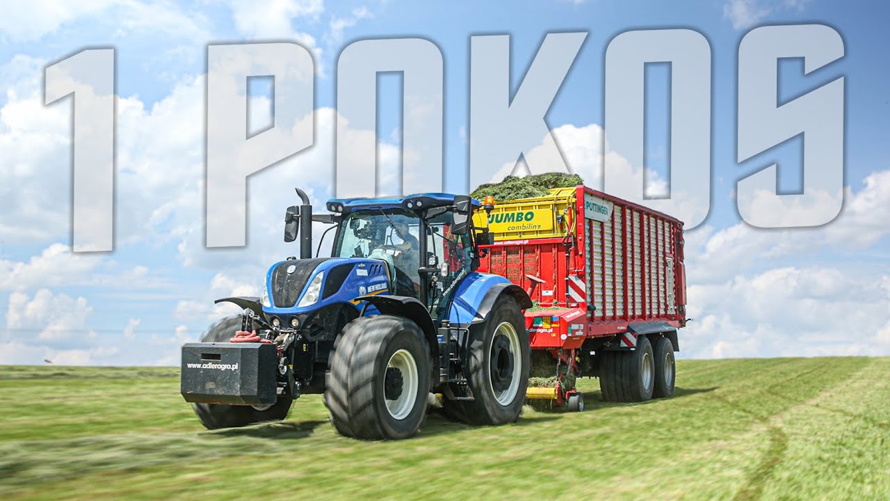 ☆ Zbiór Traw na Wielką Skalę ! ✔ GR Klimaszewscy ☆ Dwa Zestawy w Akcji ! ✔ JCB & NEW HOLLAND :D