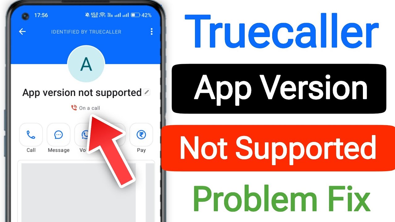  App version not supported Truecaller || How to fix truecaller app version not supported problem