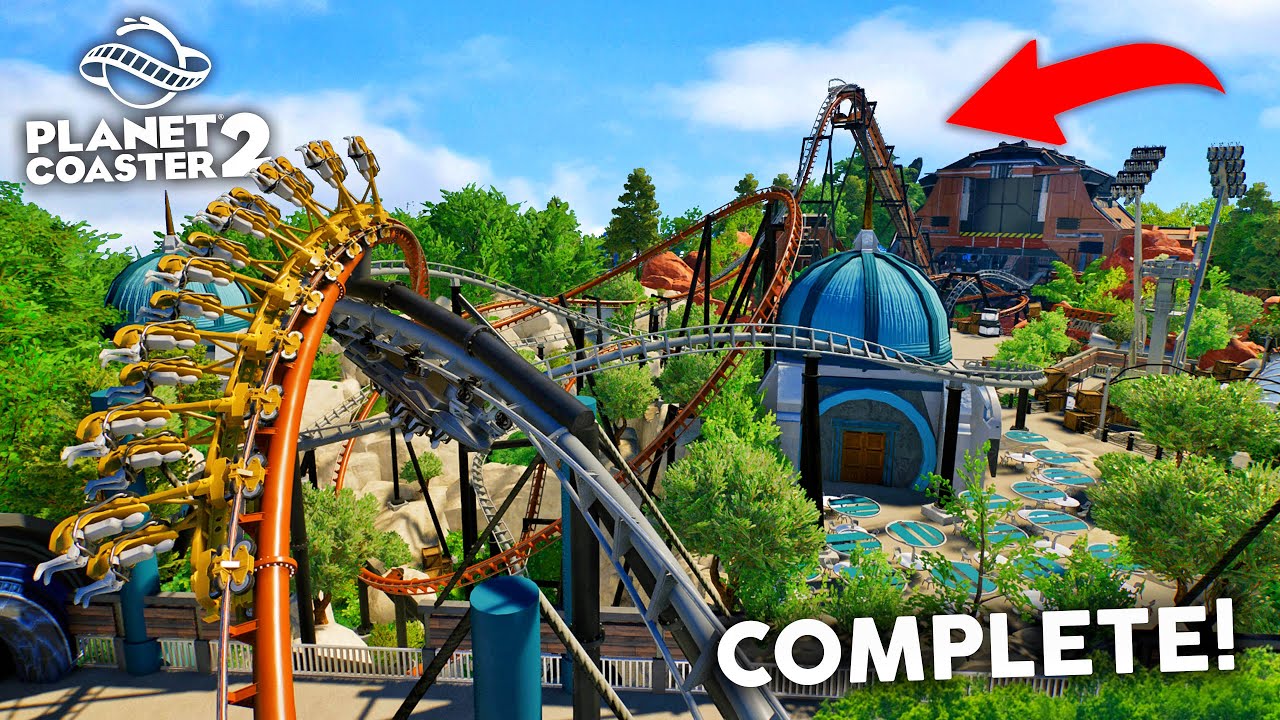 NEW Roller Coasters COMPLETE in my Theme Park!! Planet Coaster 2