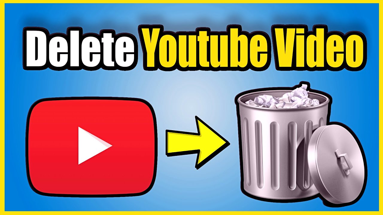 Как удалить видео с YouTube на своём канале навсегда! (Простой способ)