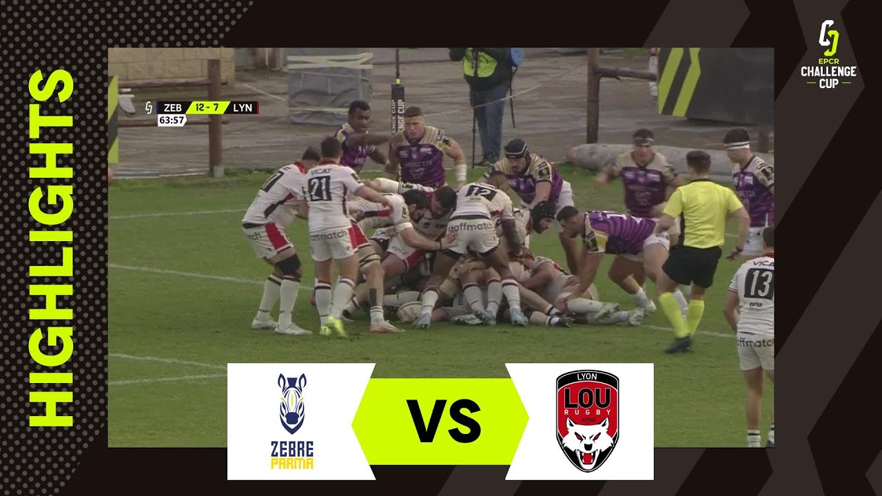 Extended Highlights - Zebre Parma vs Lyon Olympique Universitaire Round 2 | EPCR Challenge Cup 2024/