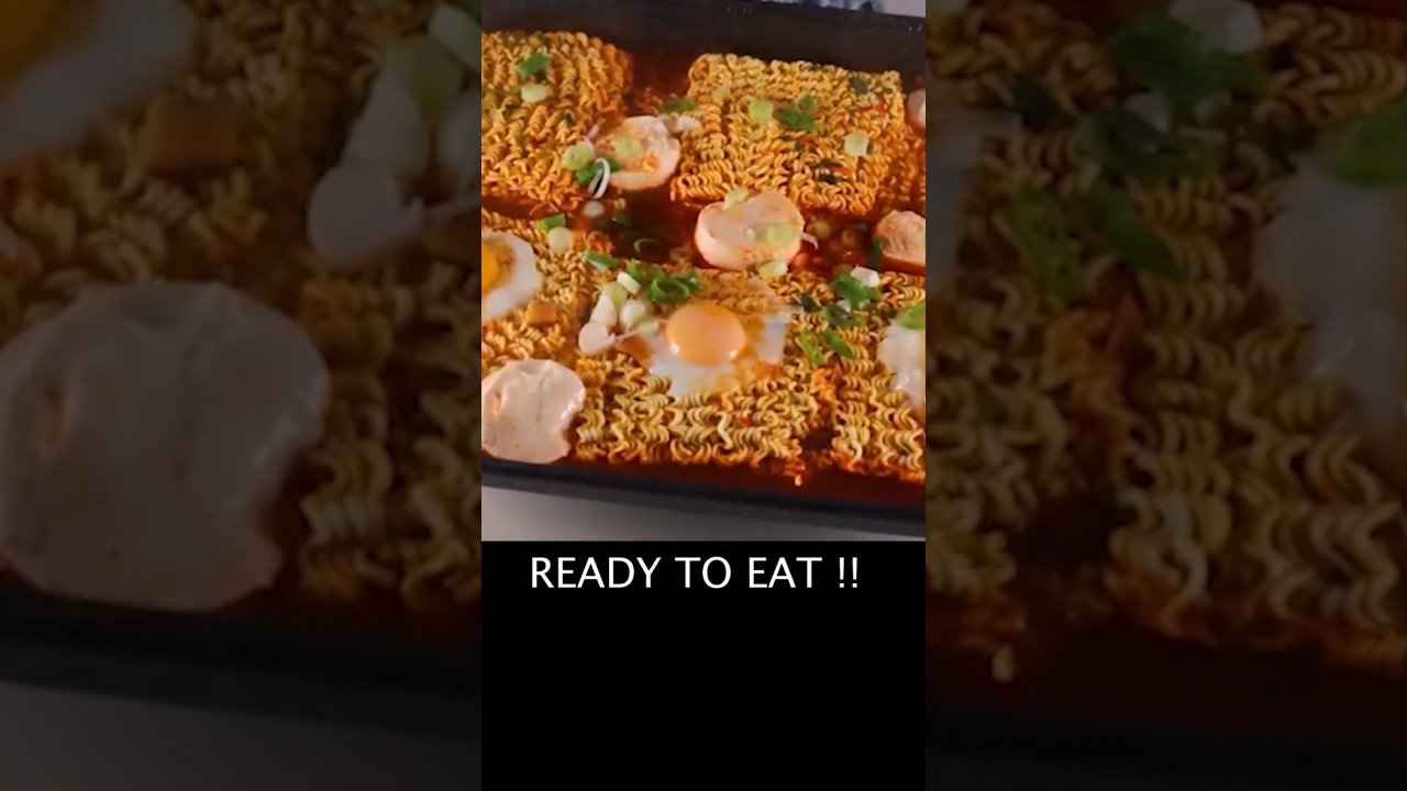 Let's make YEUL Spicy RAMEN 🌶️🔥 #ASMR #Ramen #mukbang #YeulRamen #CookingSounds