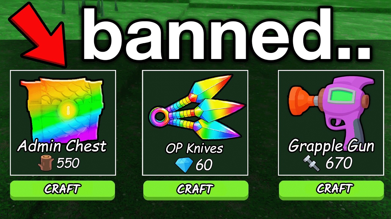 99 Nights But The Crafting Table Is BANNED!