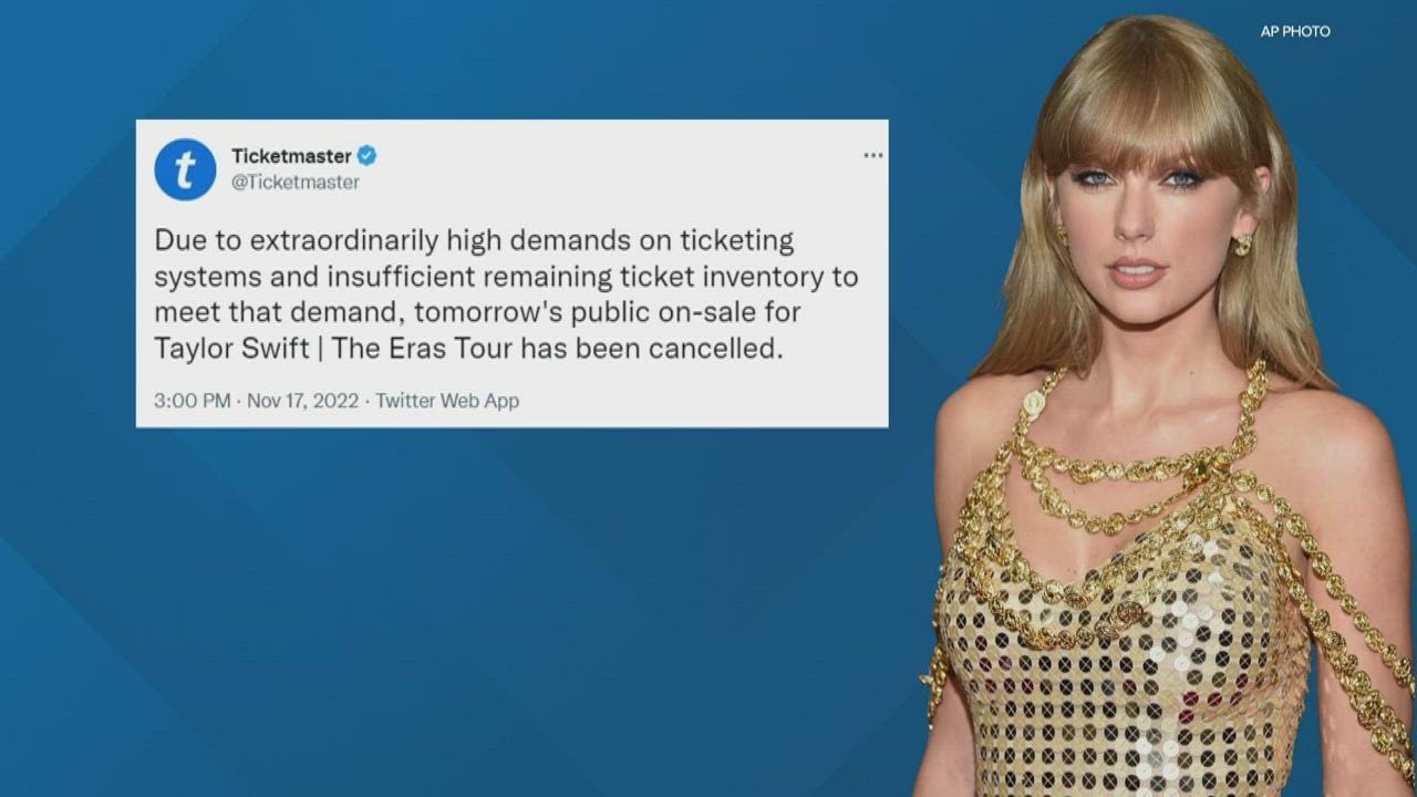 Ticketmaster cancels public sale of Taylor Swift tickets