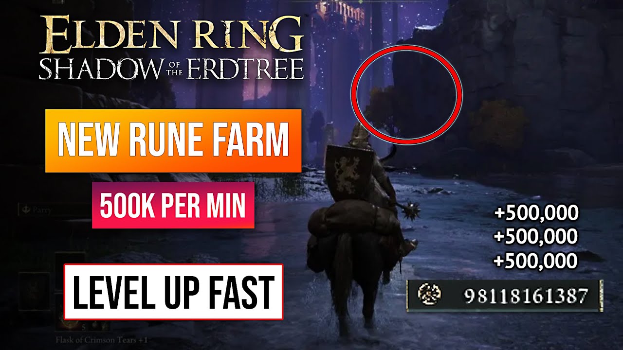 Elden Ring Rune Farm | New Rune Glitch After Patch | 500K Runes Per Minute!