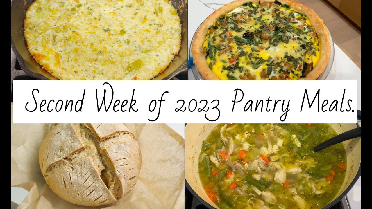 Second Week of 2023 Pantry Meals | January Pantry Challenge #threeriverschallenge