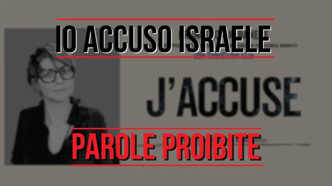 Parole Proibite: Io accuso Israele