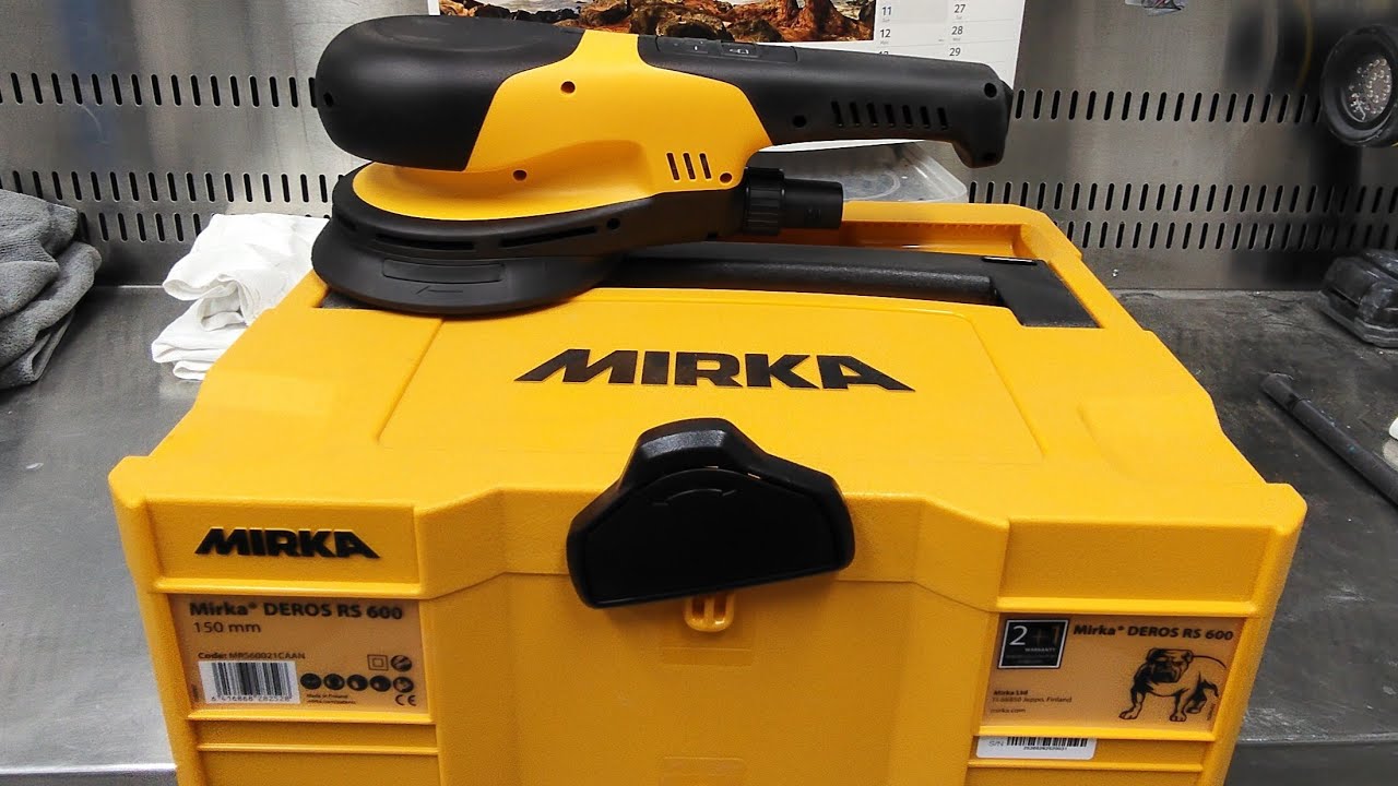 Обзор шлифовальной машины Mirka DEROS RS-600