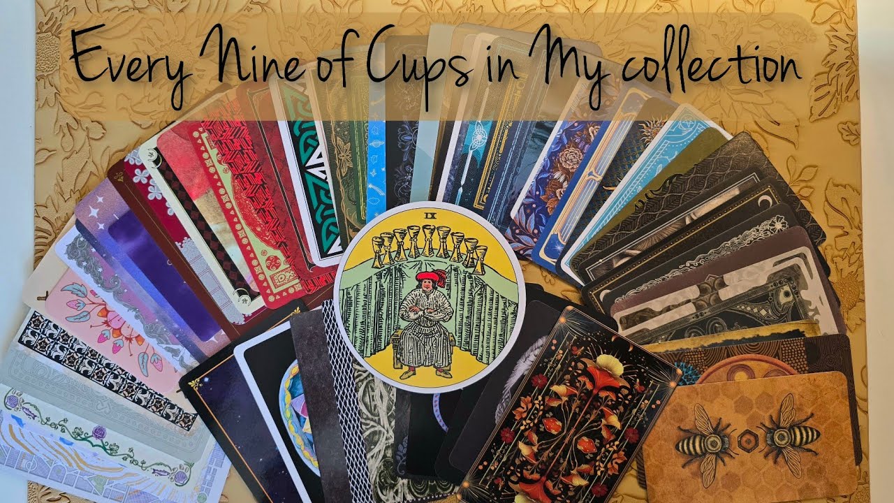 Tarot Card Comparison Flip Through: Nine of Cups