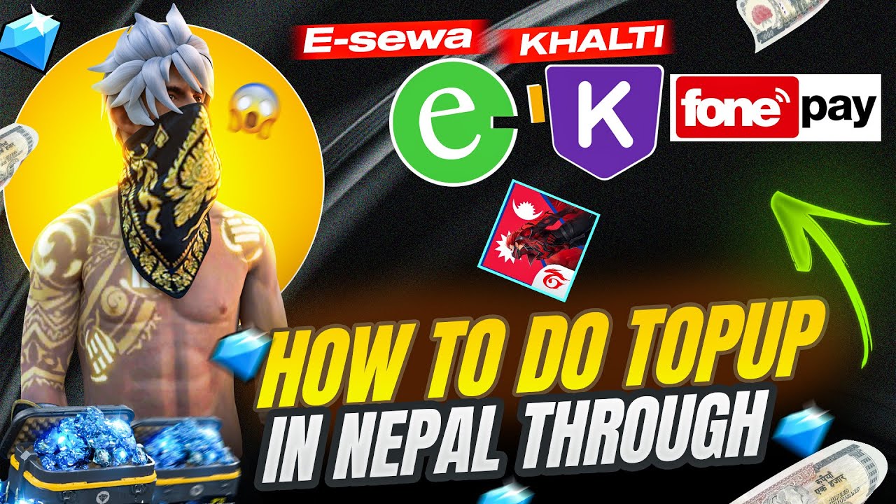 Free Fire Diamond Topup in Nepal Using Esewa , Khalti .. 😮 How To Do Topup in Nepal ?