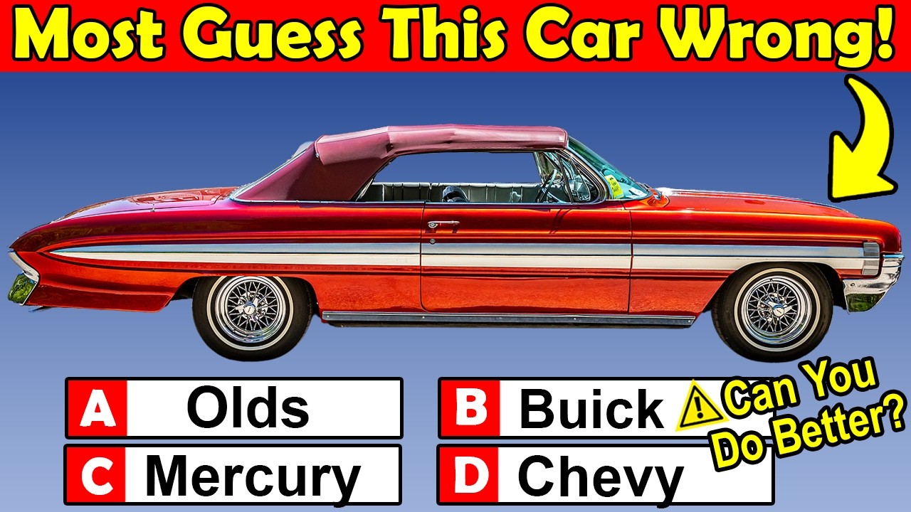 Guess 20 Classic Cars! How Many Will You Remember? Start Now...
