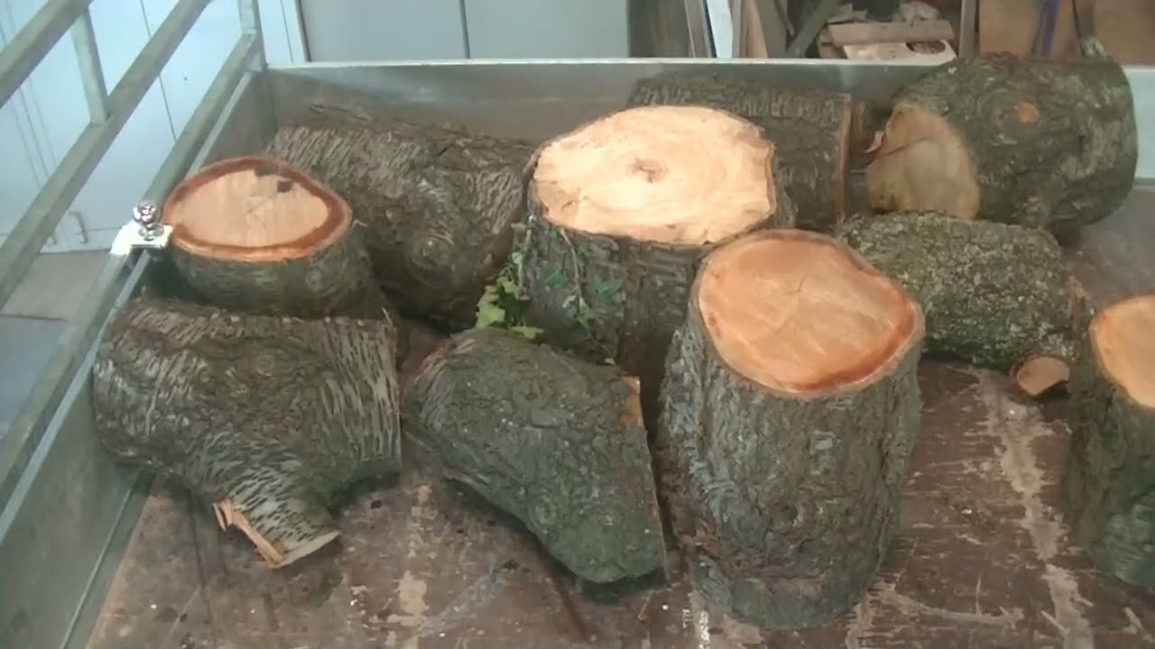woodturning a Cherry Bowl       from stem to Bowl, Part 1