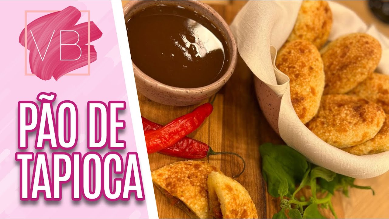 Pão de tapioca com recheio de espinafre - Você Bonita (08/03/2022)