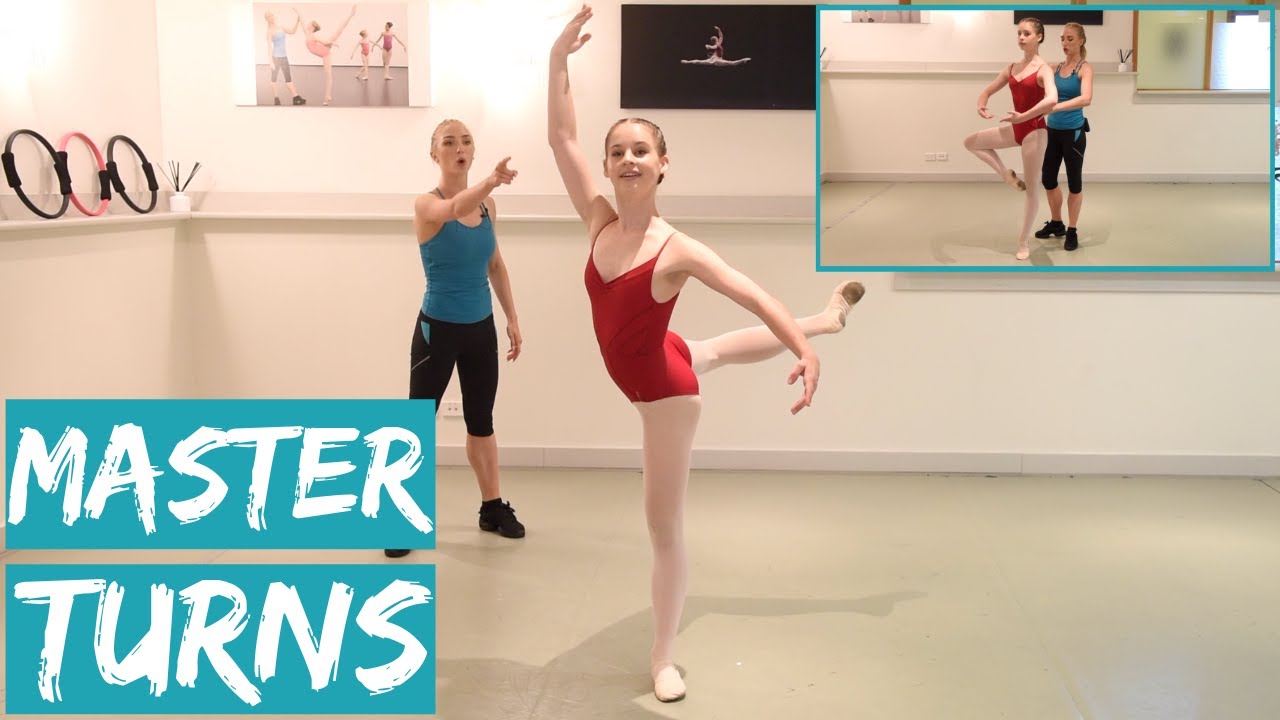 TURNS FINISHING IN ATTITUDE & ARABESQUE!