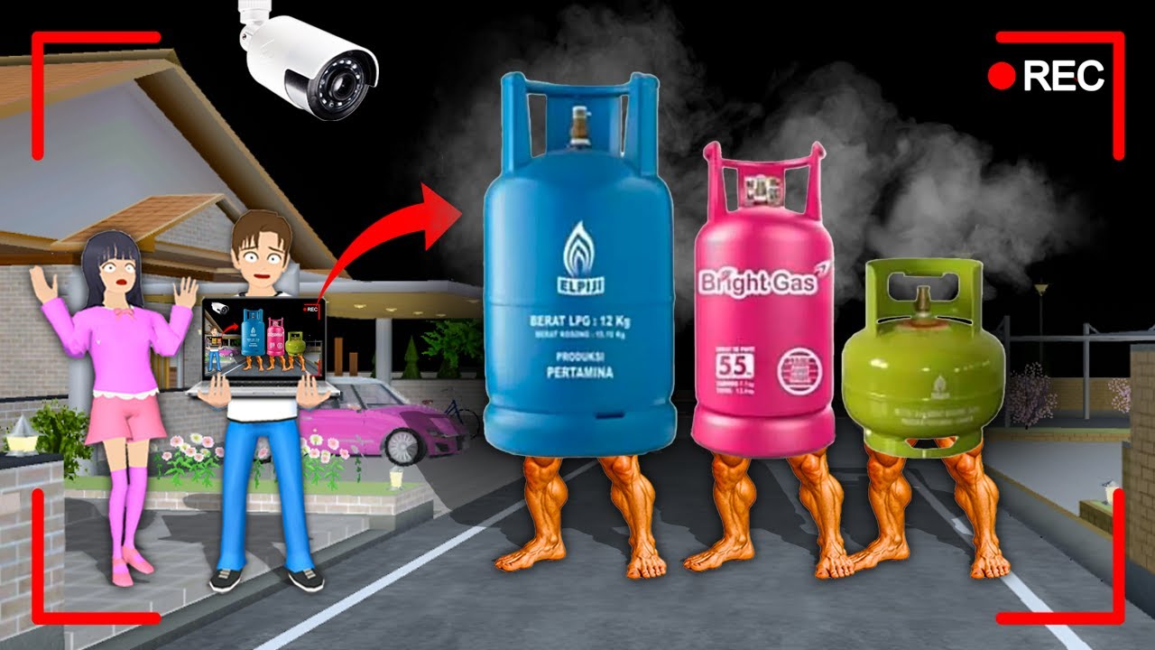 Yuta Mio Panik CCTV Merekam Anomali GAS BOCOR di Depan Rumah 😱 | Sakura School Simulator