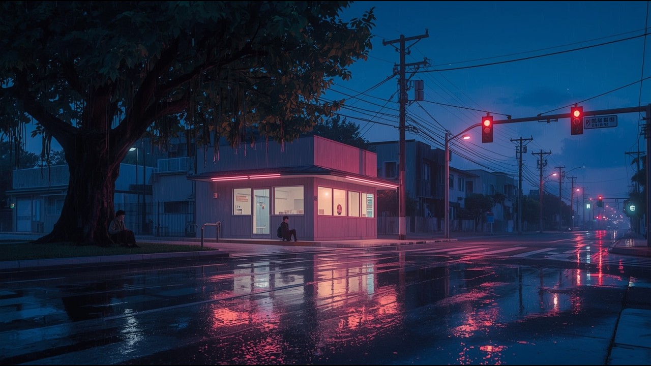 Tokyo Rain Nights 🌧️ | Rain Sounds & Lofi Beats for Calm Nights