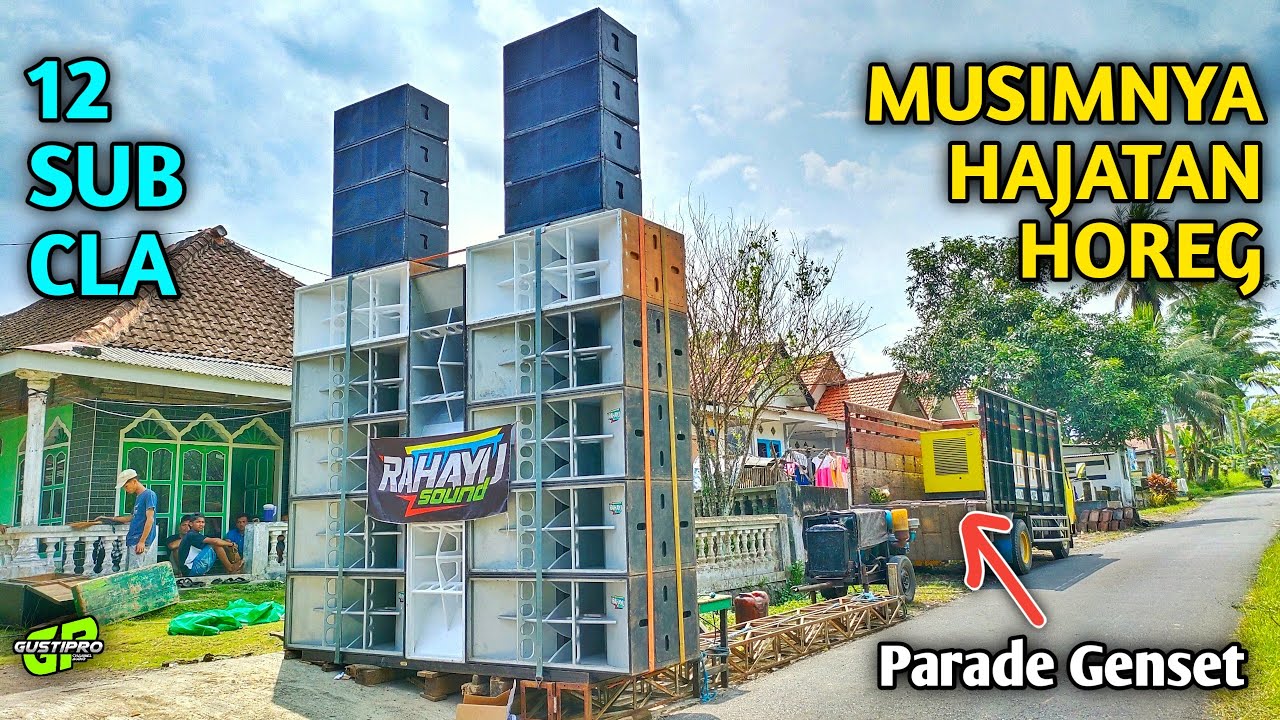 Musim hajatan horeg 12 subwoofer CLA || RAHAYU SOUND