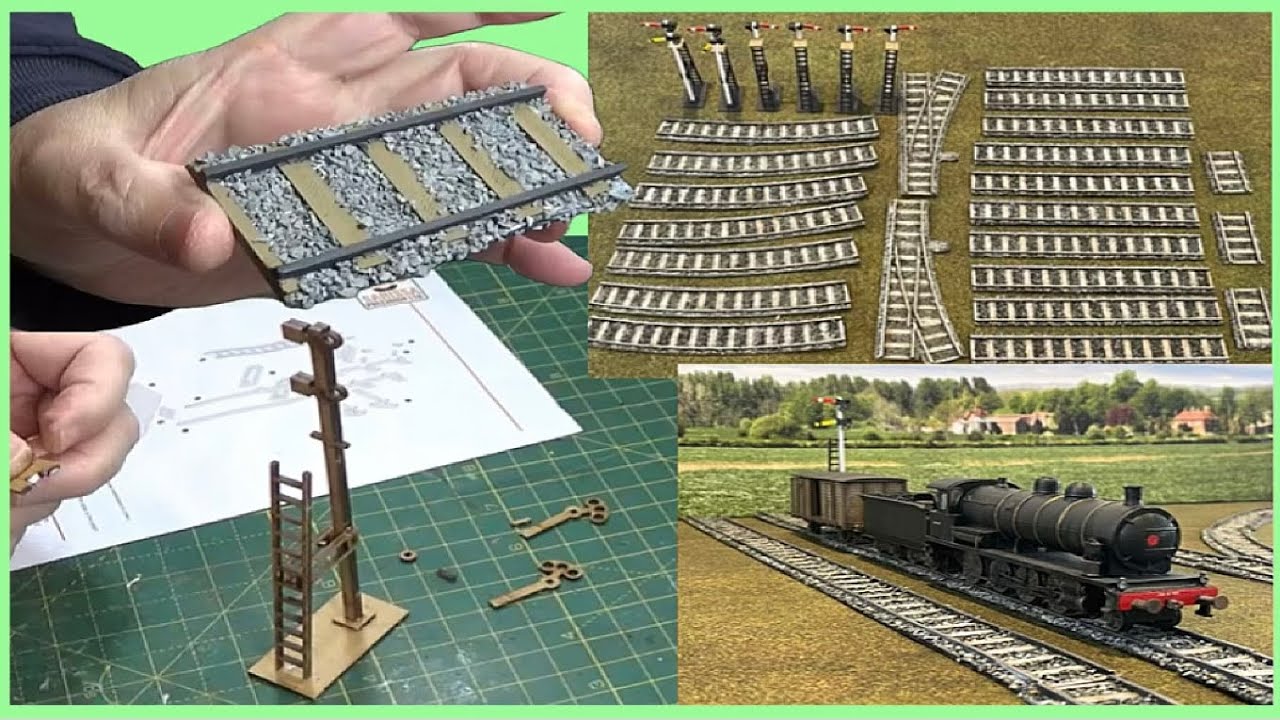Building & Painting Train Track & Sarissa SignalsFor My Bolt Action Games