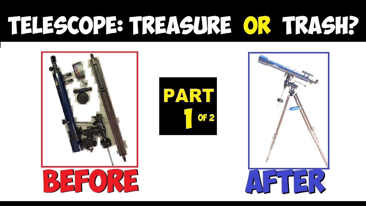 Turn $10 Mess Into $300 Telescope | PART 1 of 2  ( Meade 320 )