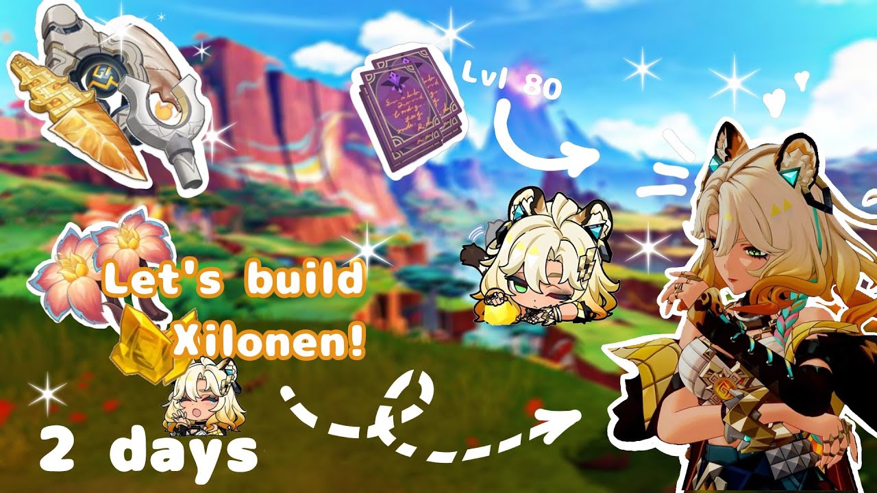 Genshin impact/// 🎶 🌼building 🦋 Xilonen in two days ‌✿⁠‌(⁠◍⁠•⁠ᴗ⁠•⁠◍⁠)