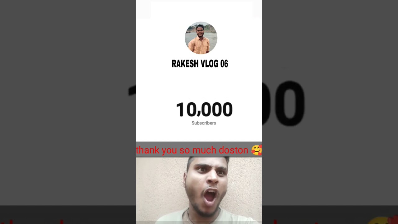10k complete thanks 😊 #shorts #myfirstvlog #myfirstblog