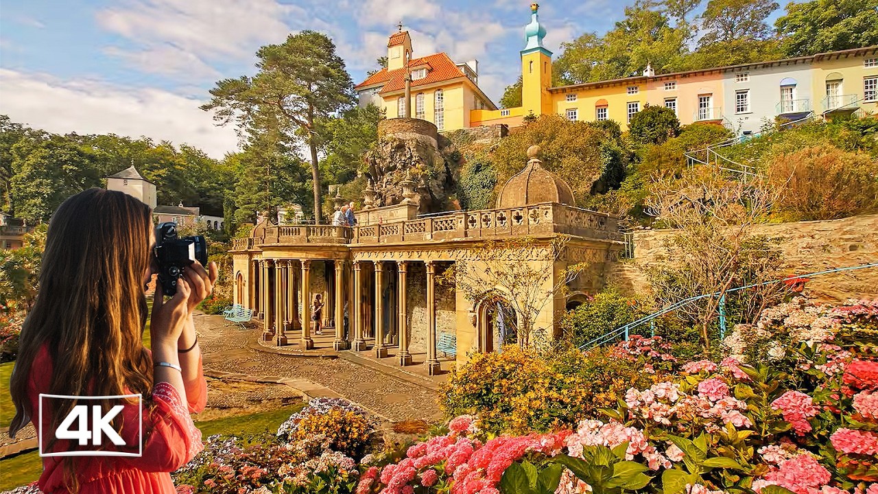 Portmeirion Walking Tour - A Slice of Italy You Won't Believe is in Wales!