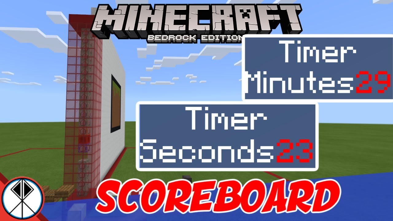 Minecraft SCOREBOARD TIMER Command (Bedrock/MCPE/Xbox)