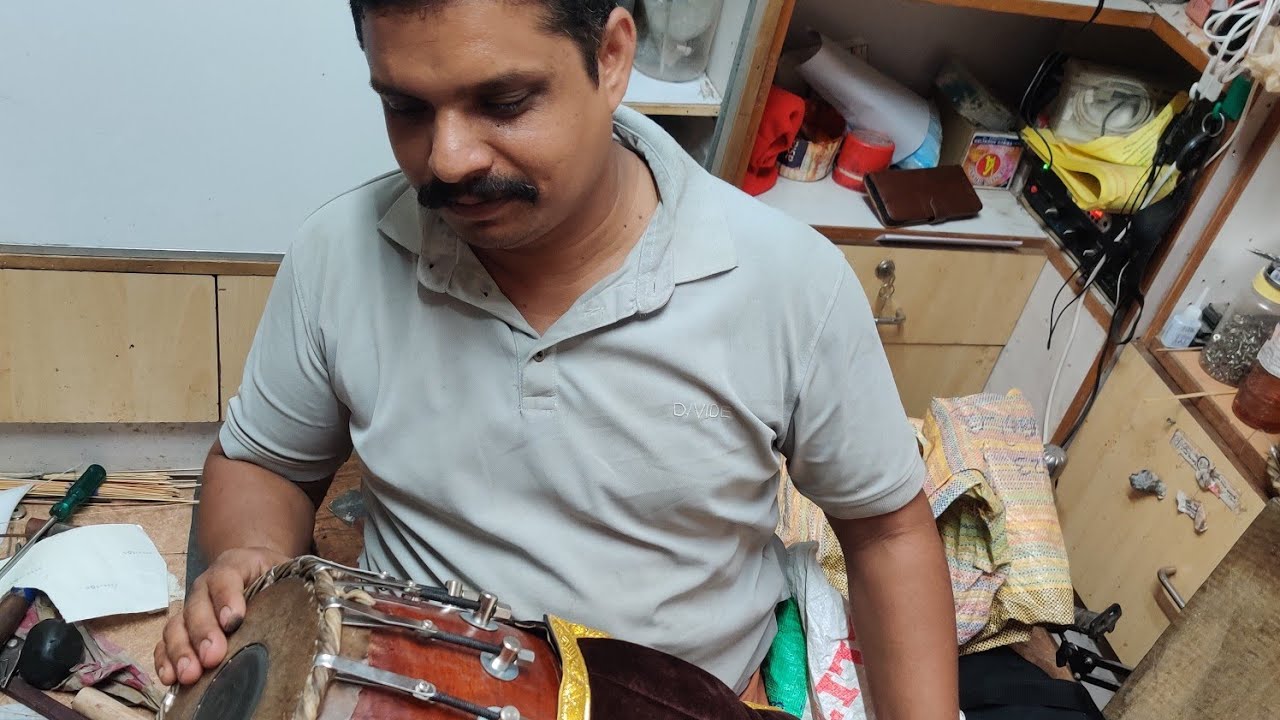 Coimbatore - Appu Mridangam and Tabla works | Manikandan | Lifestyle | Mridangam Maker