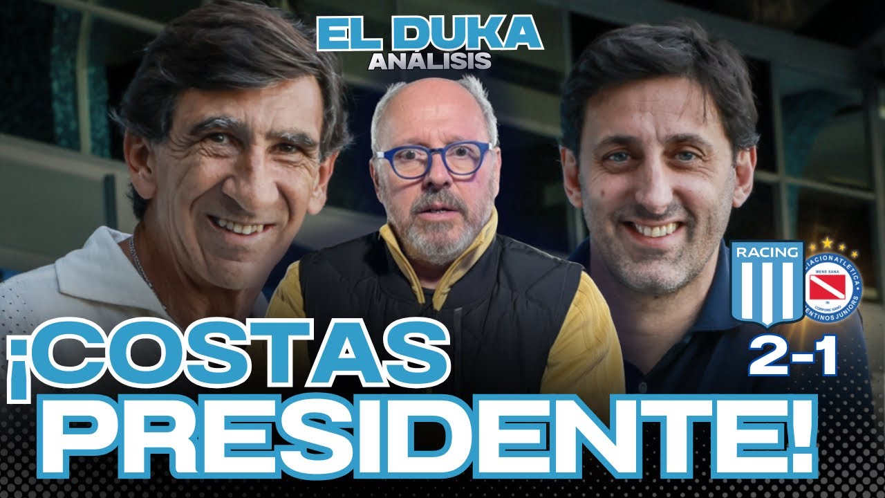 ¡COSTAS PRESIDENTE! - Racing Club vs Argentinos Juniors (2-1) - ELDUKA