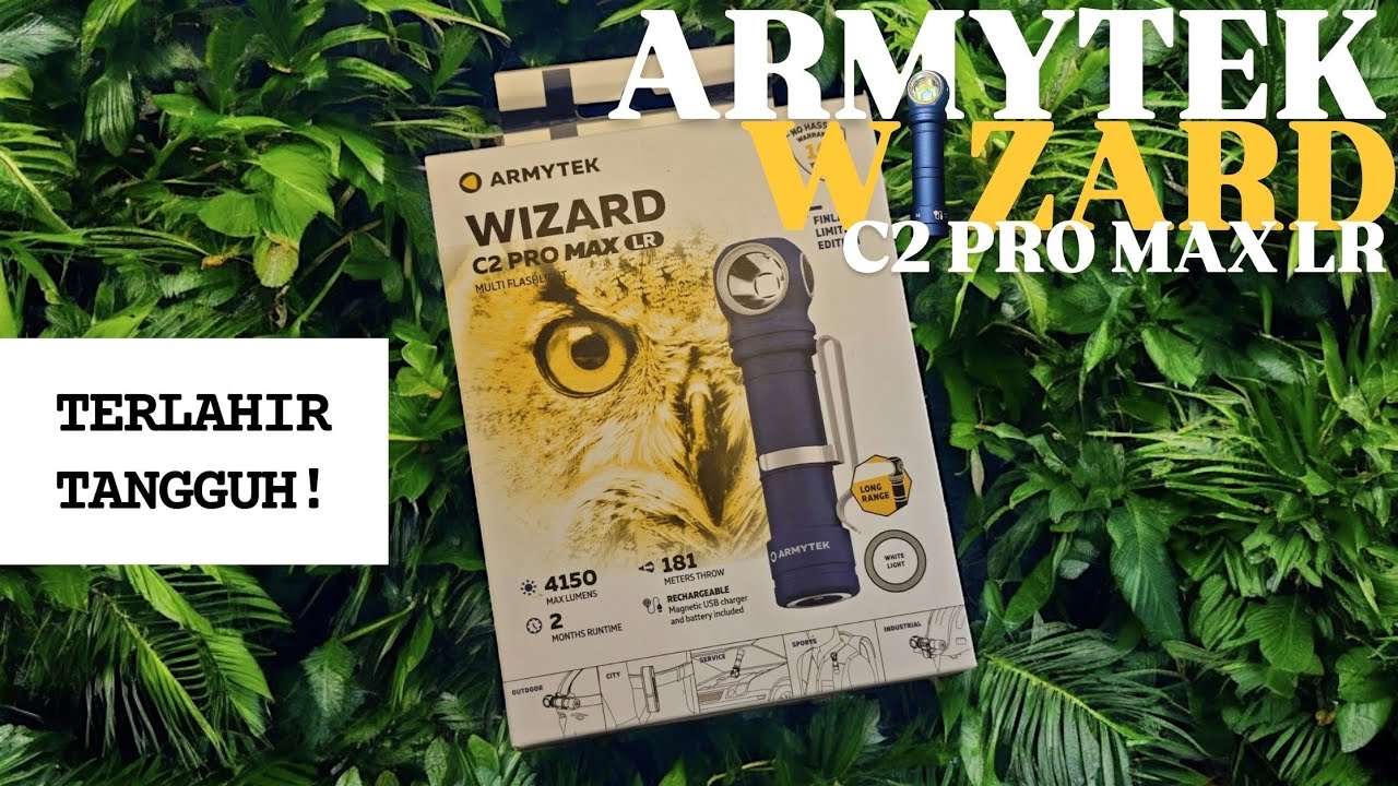 Akhirnya Kesampean Punya Senter Impian! ARMYTEK WIZARD C2 PRO MAX LR 🇲🇨 #armytek #edcflashlight 