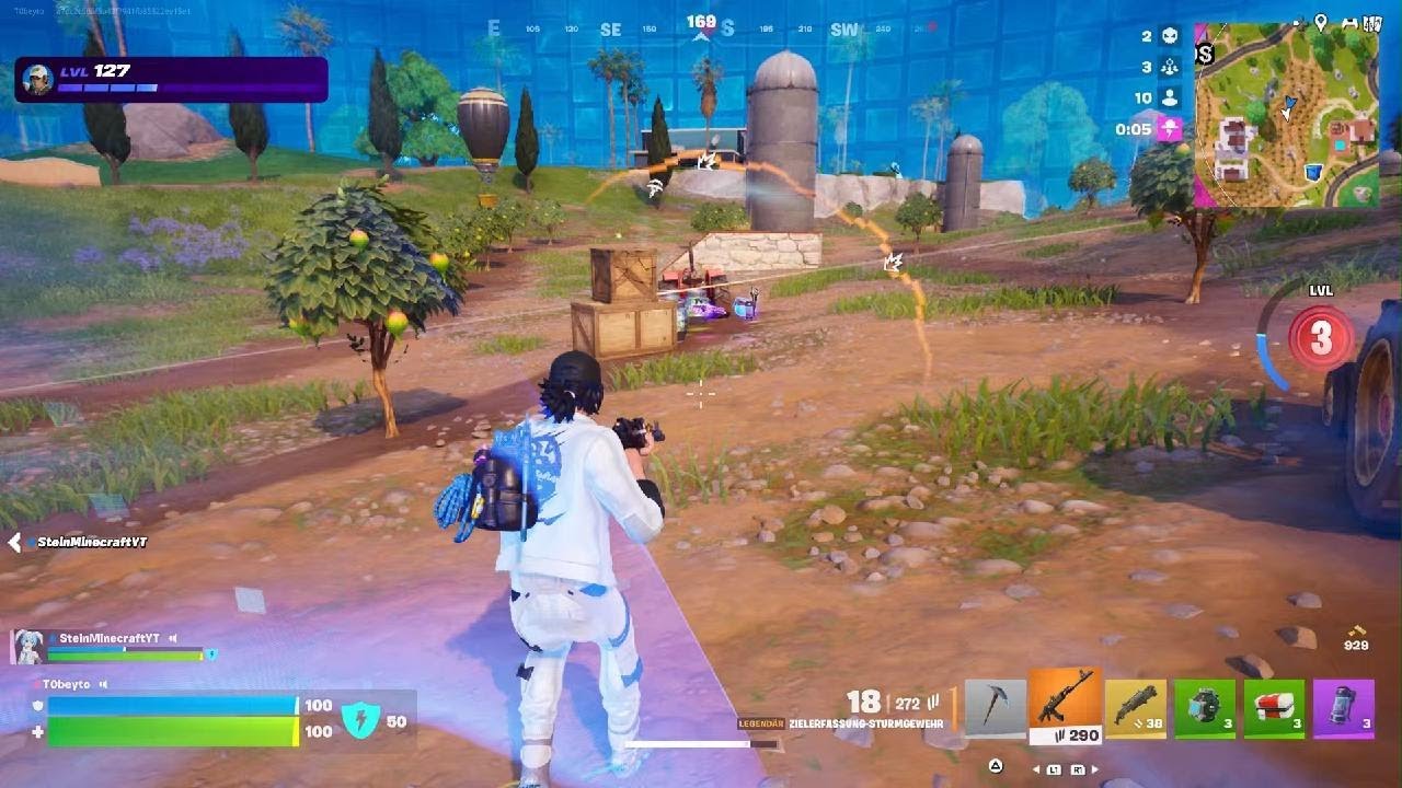 Fortnite trio RELOAD und blitz