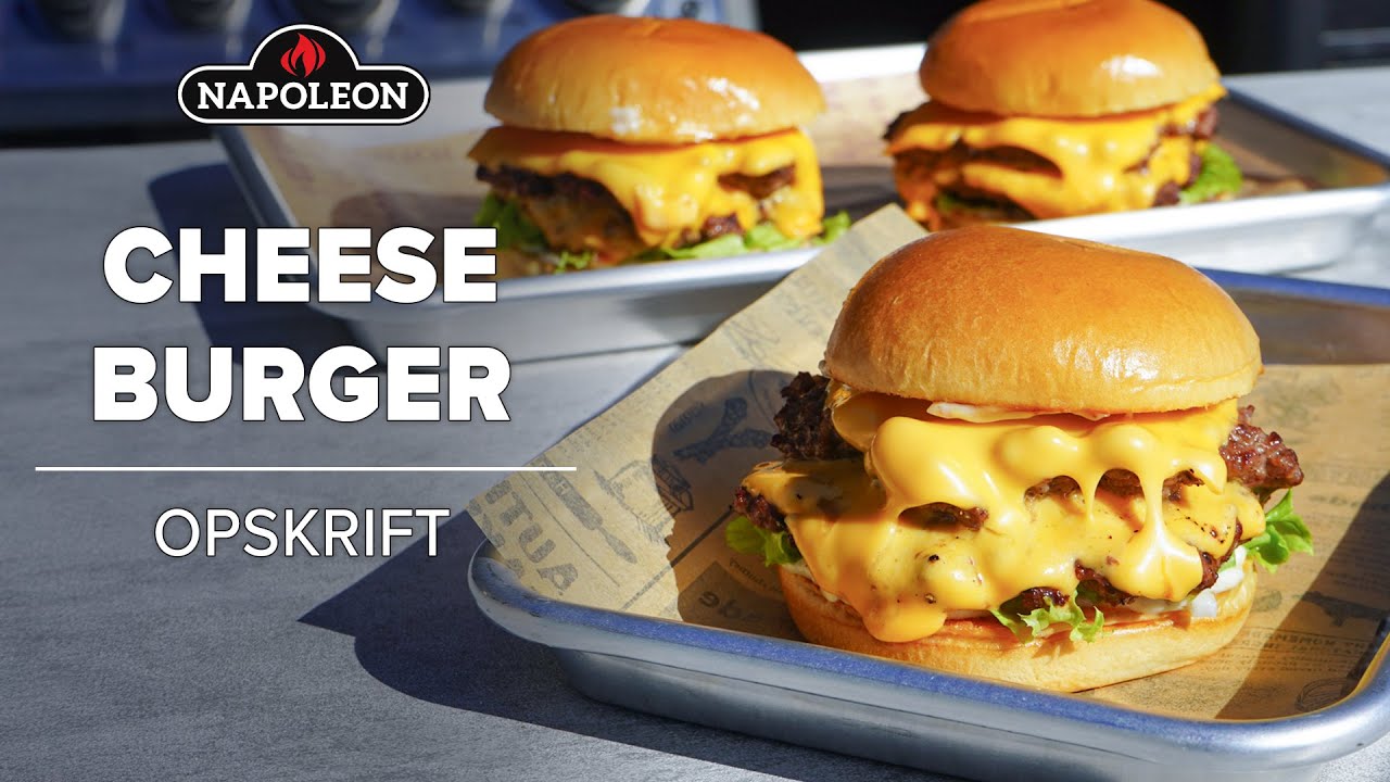 Grillopskrift - Dobbelt cheeseburger med baconmayo