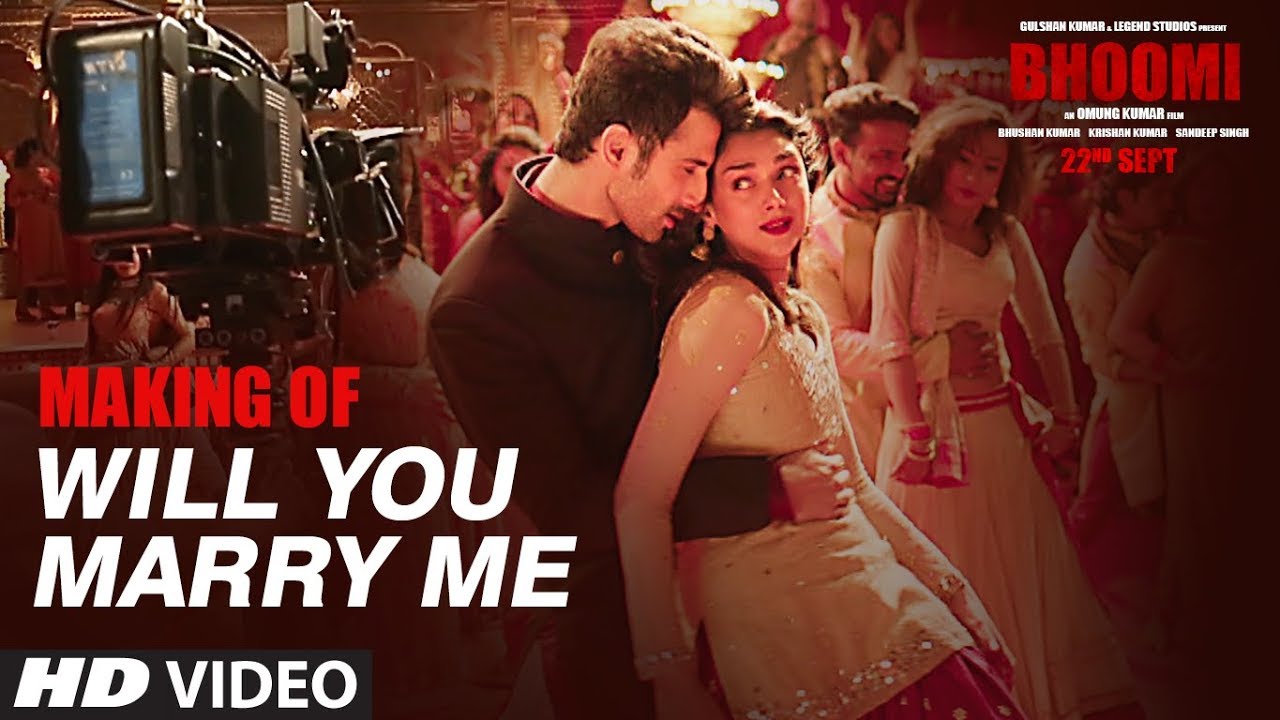 Making Of Will You Marry Me Video Song  | Bhoomi | Aditi Rao Hydari, Sidhant | Sachin - Jigar