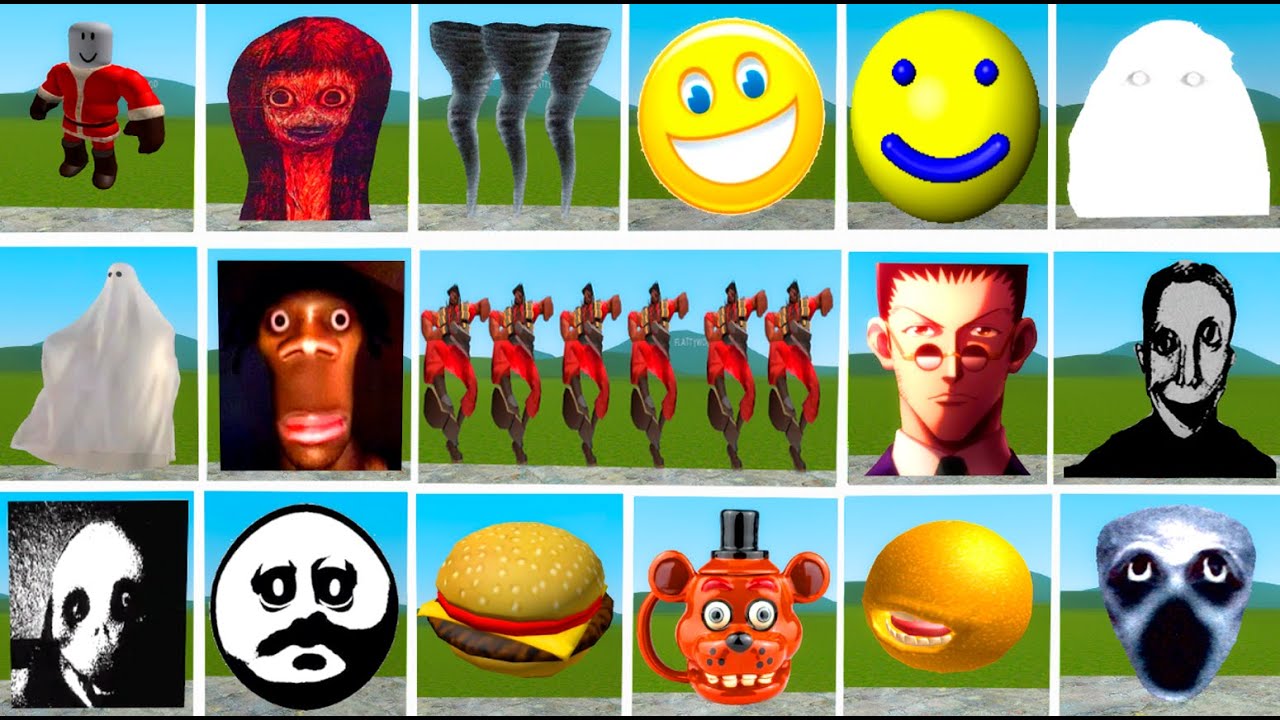 All Full Nico's Nextbot Nextbots, Obunga Netbot New Update In Garry's Mod \ Gmod \ 2K