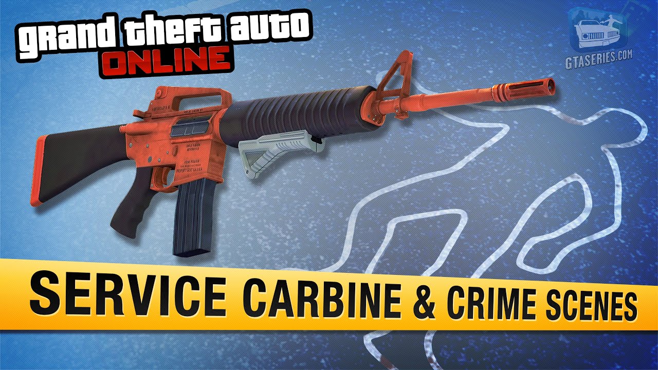 GTA Online - How to Unlock the Service Carbine [All Components & Crime Scenes Locations]