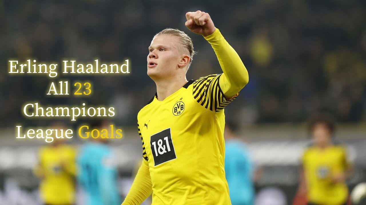 Erling Haaland All 23 Champions League Goals So Far 2022ᴴᴰ