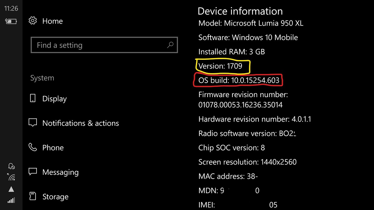 Windows 10 Mobile 2020-01B update for ARM based phone