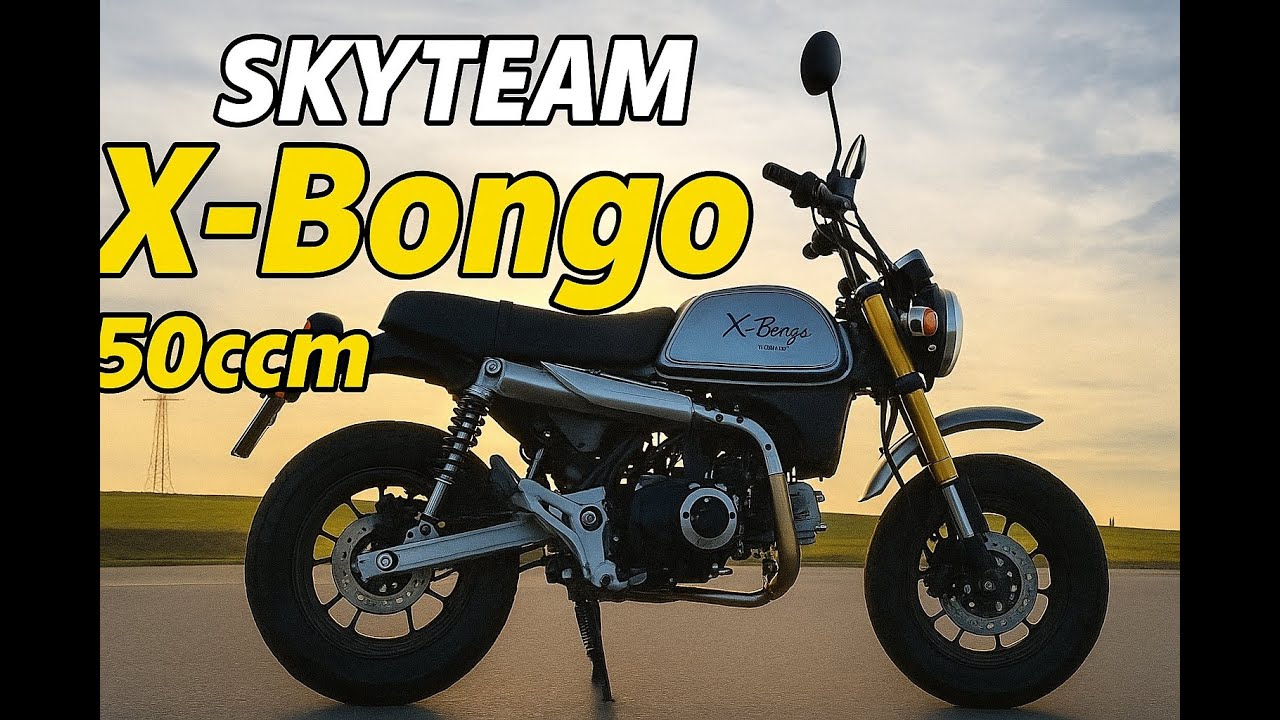 TSS Bikes Skyteam X-Bongo 50ccm – Kurzvorstellung & Fahrszenen | Mini-Bike mit Stil!