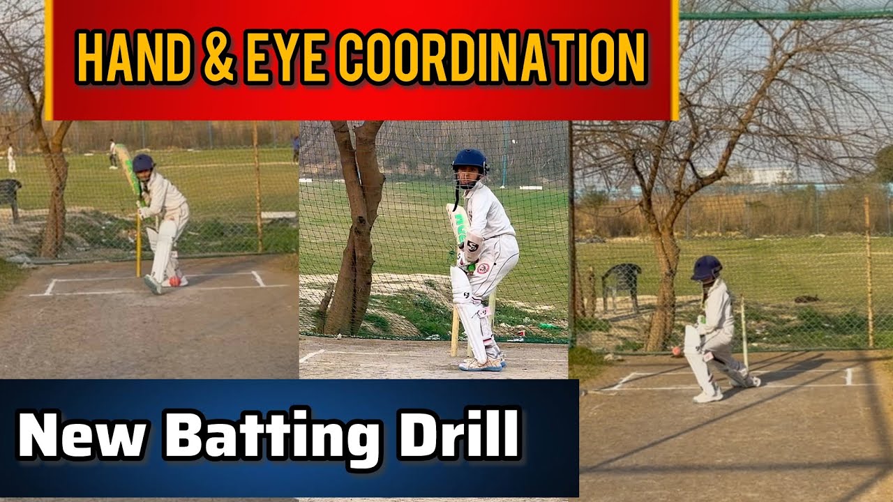 Hand & Eye Coordination in Batting 🏏| New Batting drill 