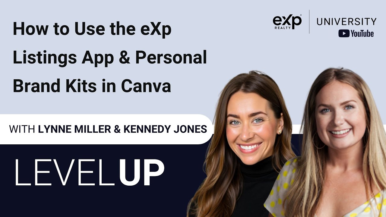Master Your Real Estate Branding with Canva & eXp Realty | Level UP