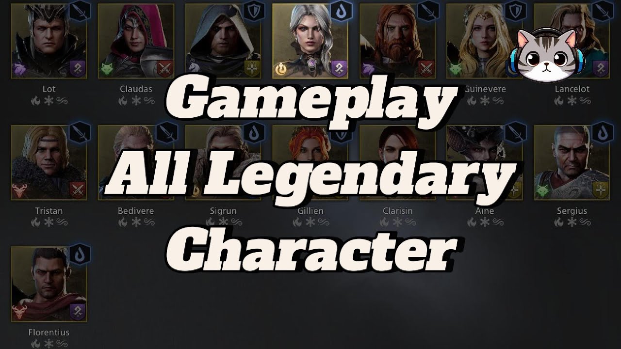 Gameplay All Legendary Character - King Arthur Legends Rise
