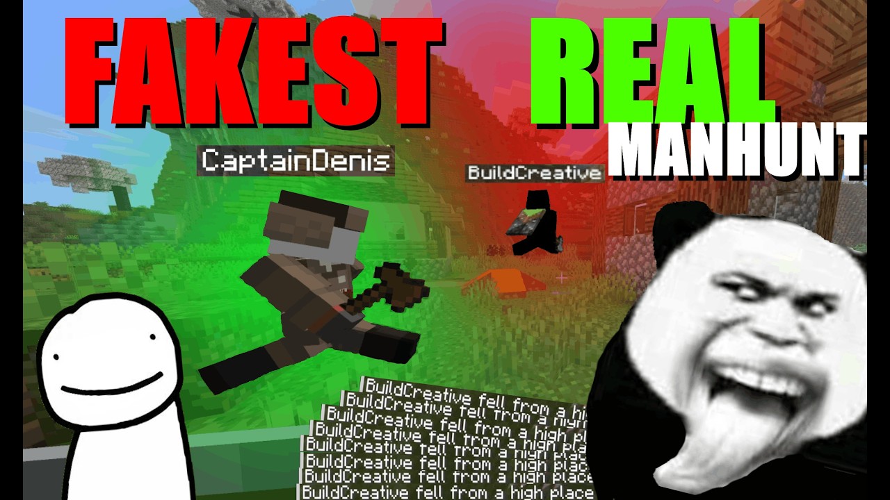 FAKEST REAL MANHUNT IN MINECRAFT