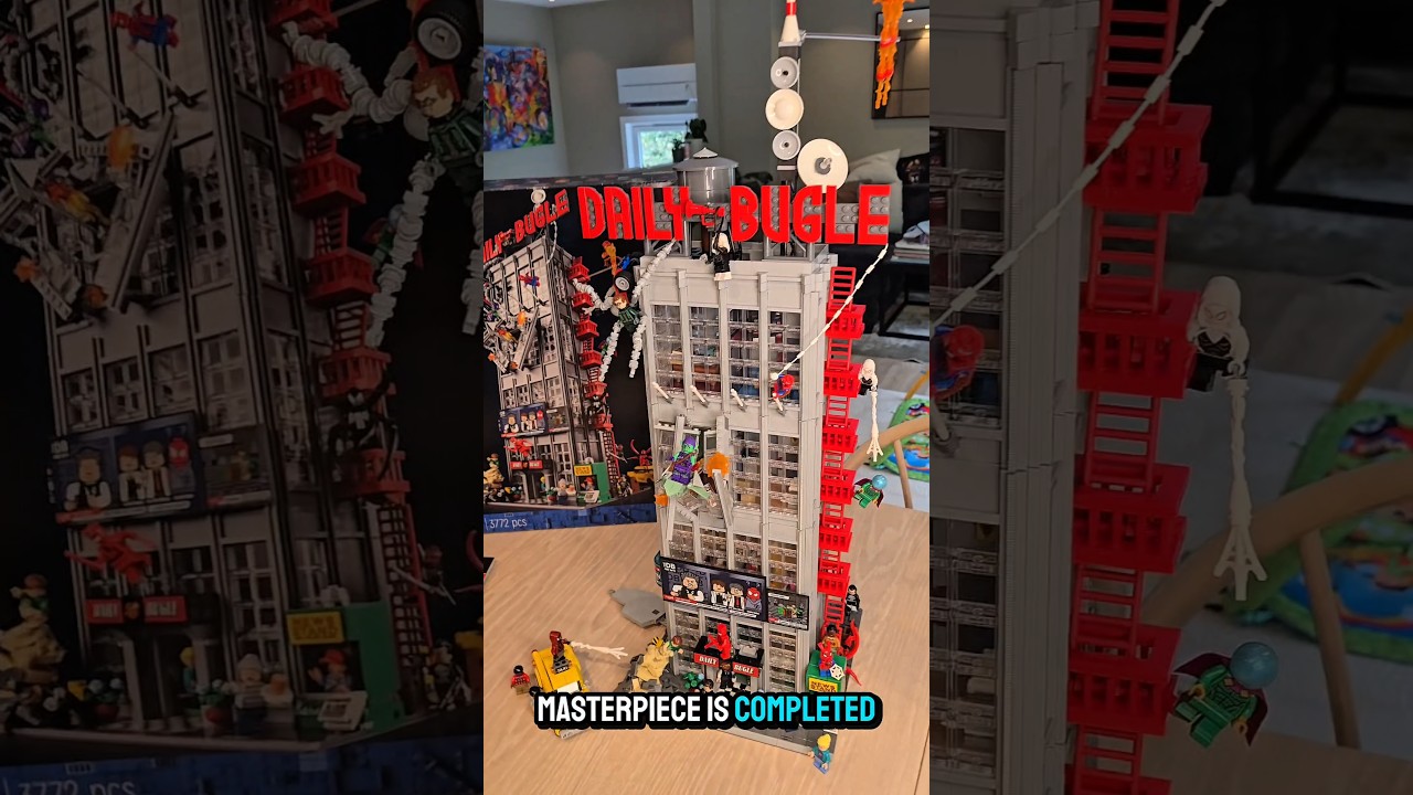 🕷️ My FIRST Marvel LEGO set is DONE&hellip; and wow.The Daily Bugle is one of the most insane LEGO sets 💥