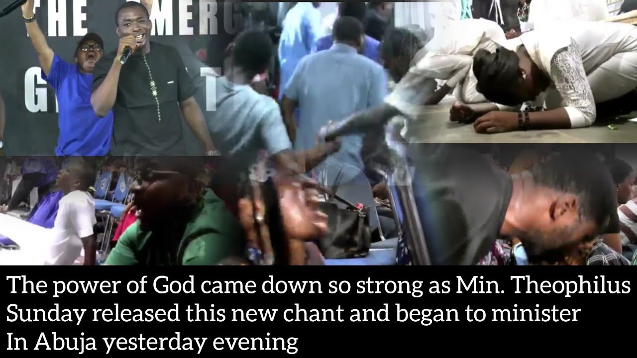 The power of God came down so strong as Min. Theophilus Sunday released this new chant